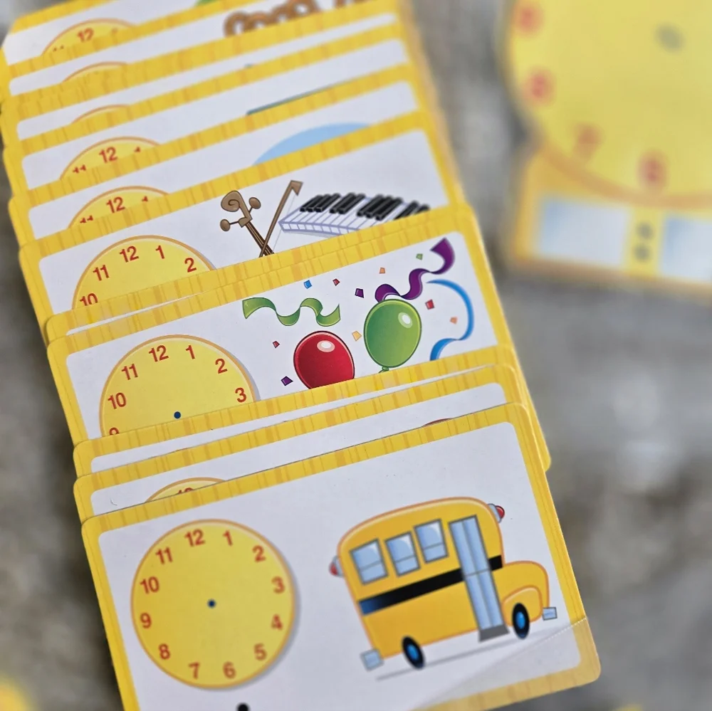 Learning Resources Time Activity Set - Yellow